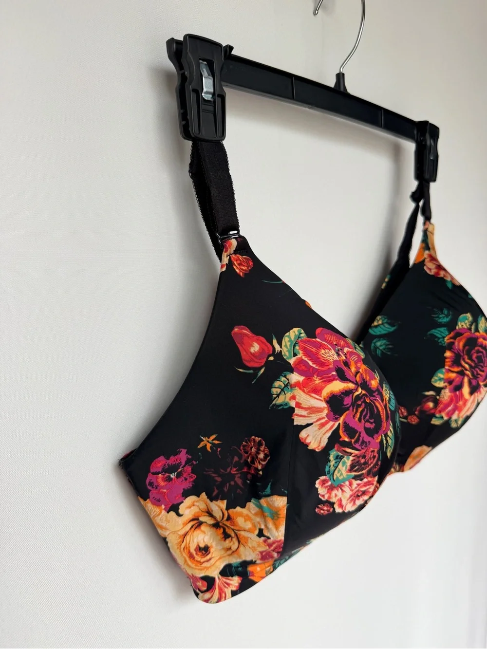 Torrid 360° Back Smoothing Wire-Free Lightly Lined Floral Bra 40DDD